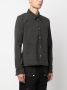 MM6 Maison Margiela Overhemd met geborduurd logo Grijs - Thumbnail 3