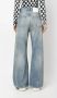 MM6 Maison Margiela High waist jeans met wijde pijpen Blauw - Thumbnail 4