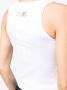MM6 Maison Margiela Geribbelde tanktop Wit - Thumbnail 5
