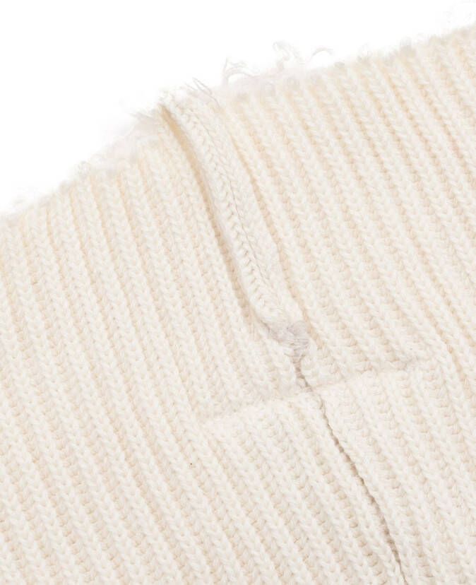 MM6 Maison Margiela Ribgebreide trui Beige