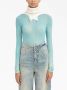 MM6 Maison Margiela Ribgebreide trui Beige - Thumbnail 4