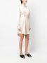 MM6 Maison Margiela Satijnen blousejurk Beige - Thumbnail 3