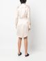 MM6 Maison Margiela Satijnen blousejurk Beige - Thumbnail 4