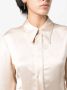 MM6 Maison Margiela Satijnen blousejurk Beige - Thumbnail 5