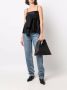 MM6 Maison Margiela Japanese leren shopper Zwart - Thumbnail 2