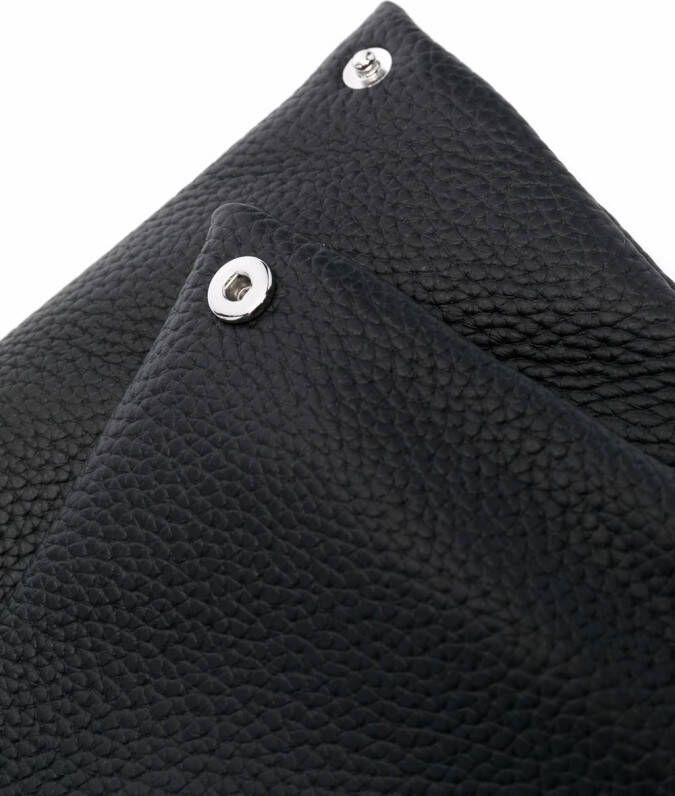 MM6 Maison Margiela Japanese leren shopper Zwart