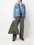 MM6 Maison Margiela Japanese leren shopper Groen - Thumbnail 2