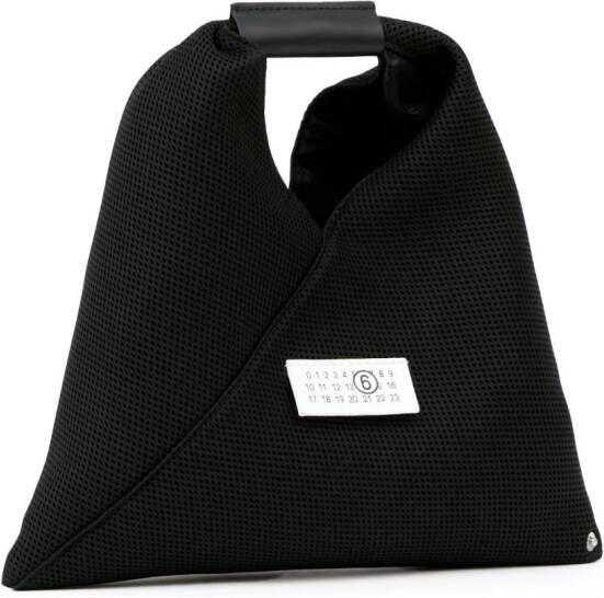 MM6 Maison Margiela Shopper met mesh Zwart