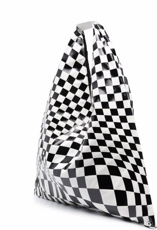 MM6 Maison Margiela Shopper met print Zwart