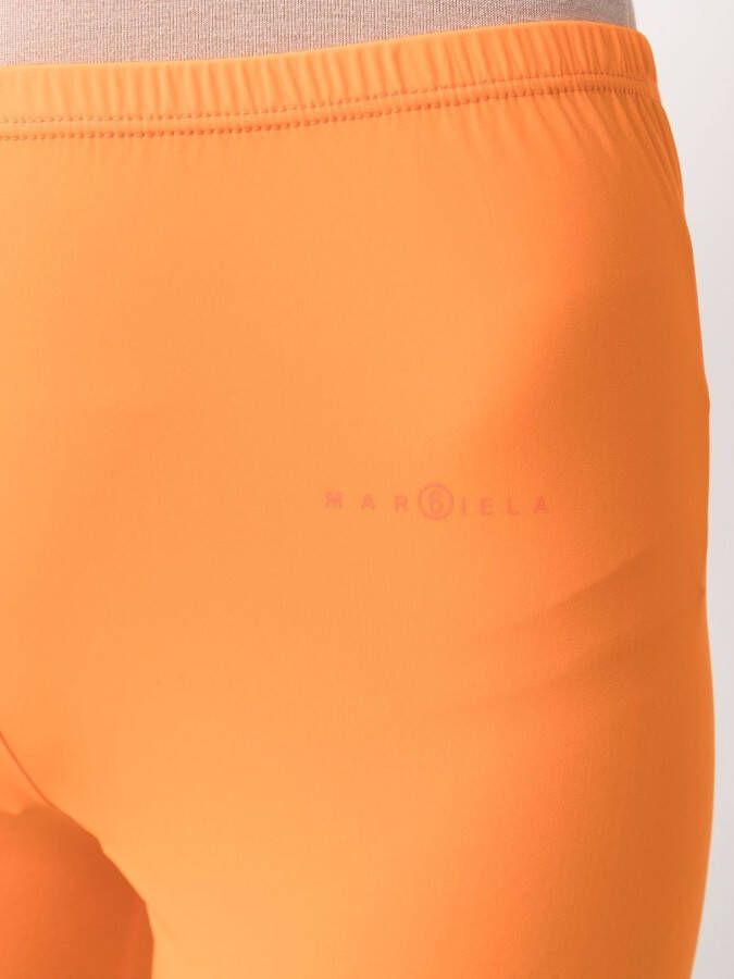 MM6 Maison Margiela Shorts op knielengte Oranje