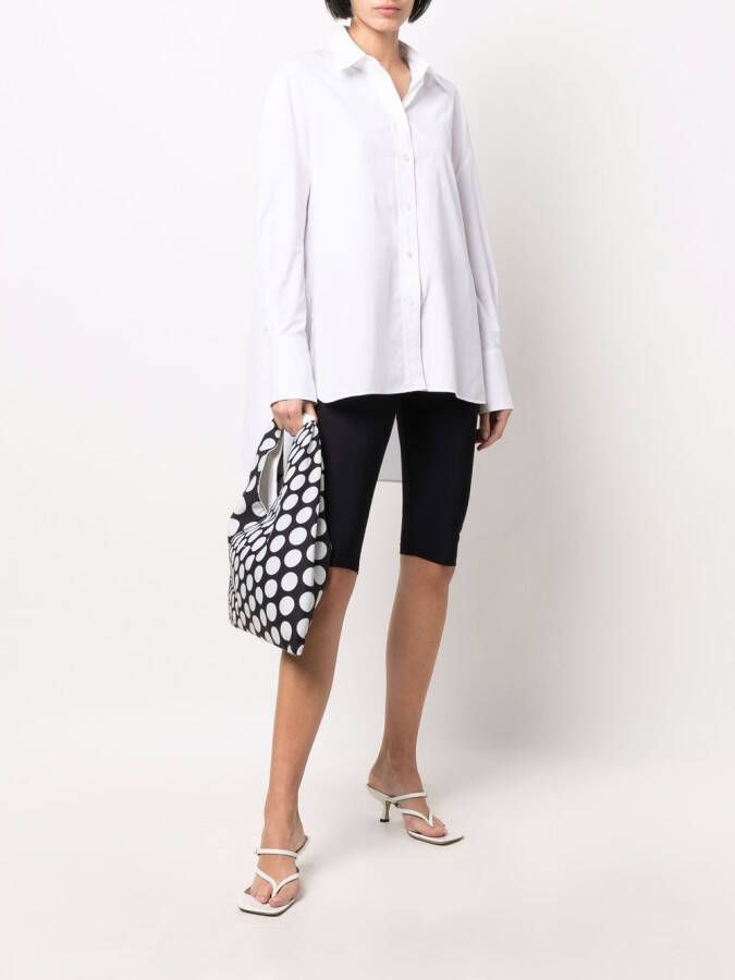 MM6 Maison Margiela Shorts op knielengte Zwart