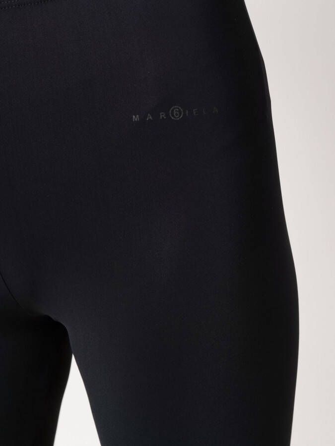 MM6 Maison Margiela Shorts op knielengte Zwart