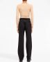 MM6 Maison Margiela Straight jeans met stiksel Zwart - Thumbnail 4