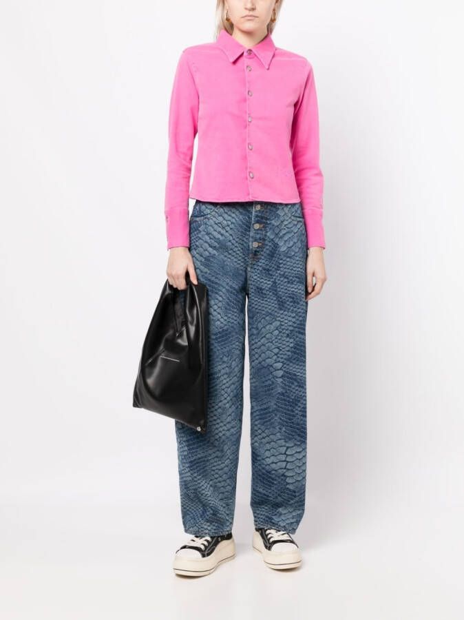 MM6 Maison Margiela Blouse met lange mouwen Roze