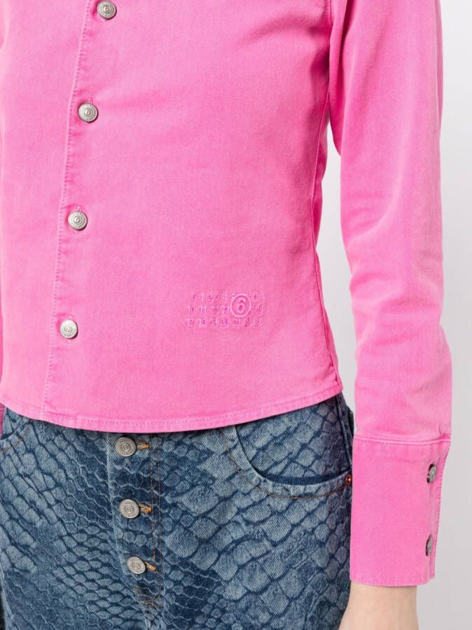 MM6 Maison Margiela Blouse met lange mouwen Roze