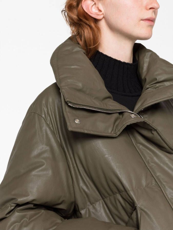 MM6 Maison Margiela Cropped donsjack Groen