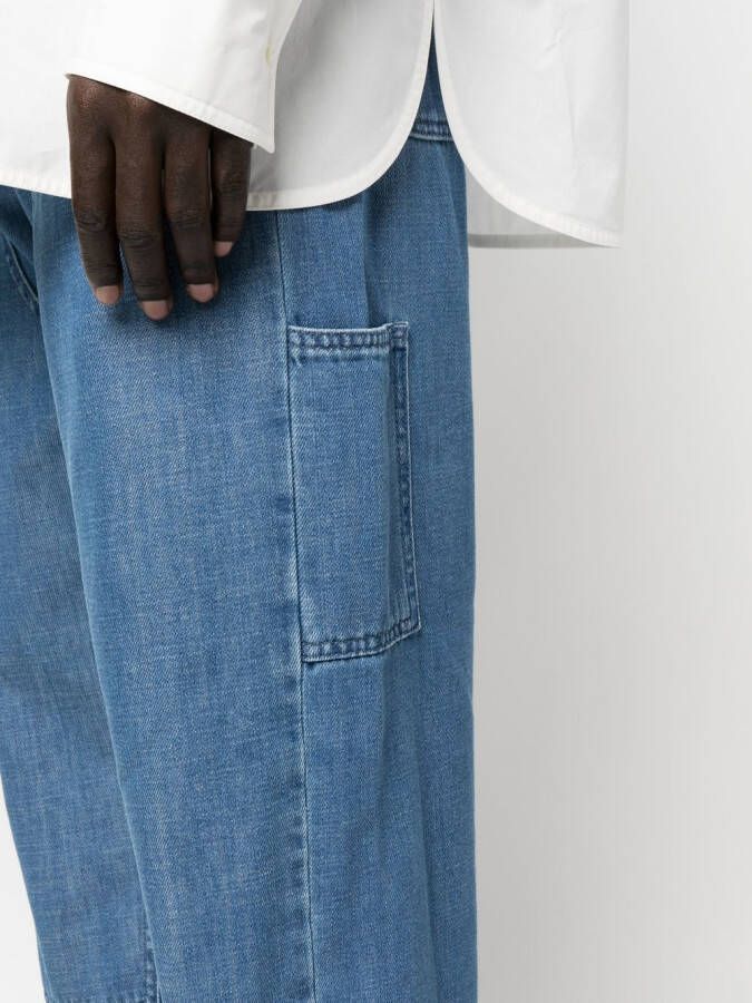MM6 Maison Margiela Straight broek Blauw