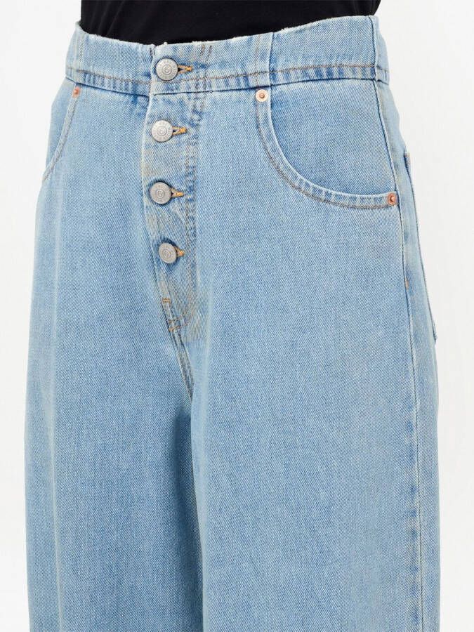 MM6 Maison Margiela Cropped jeans Blauw