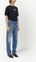 MM6 Maison Margiela Straight jeans met gerafeld detail Blauw - Thumbnail 3