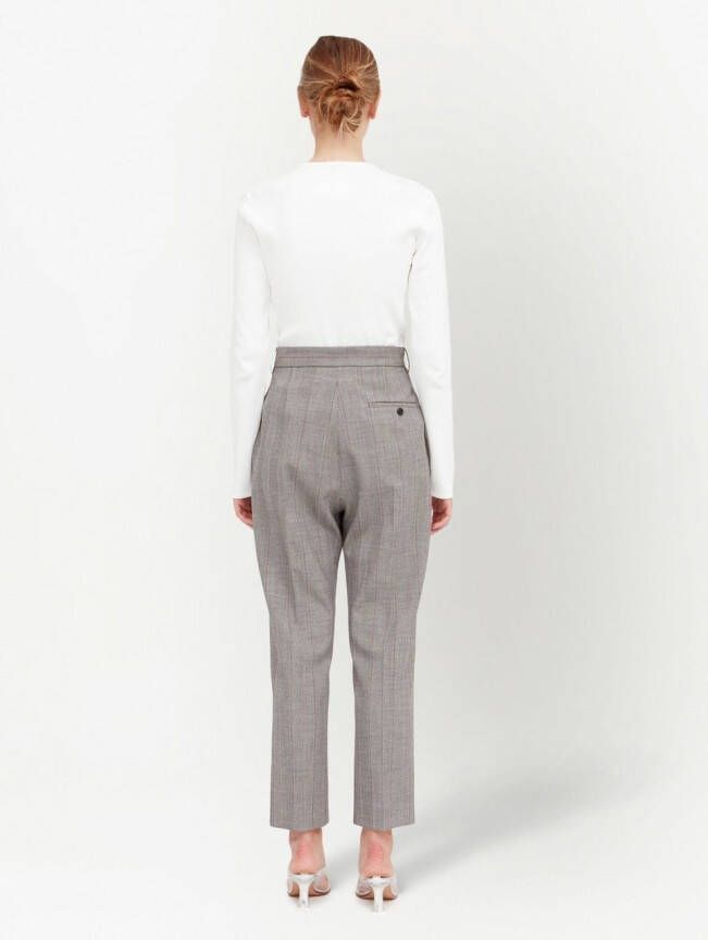 MM6 Maison Margiela Cropped plooibroek Grijs