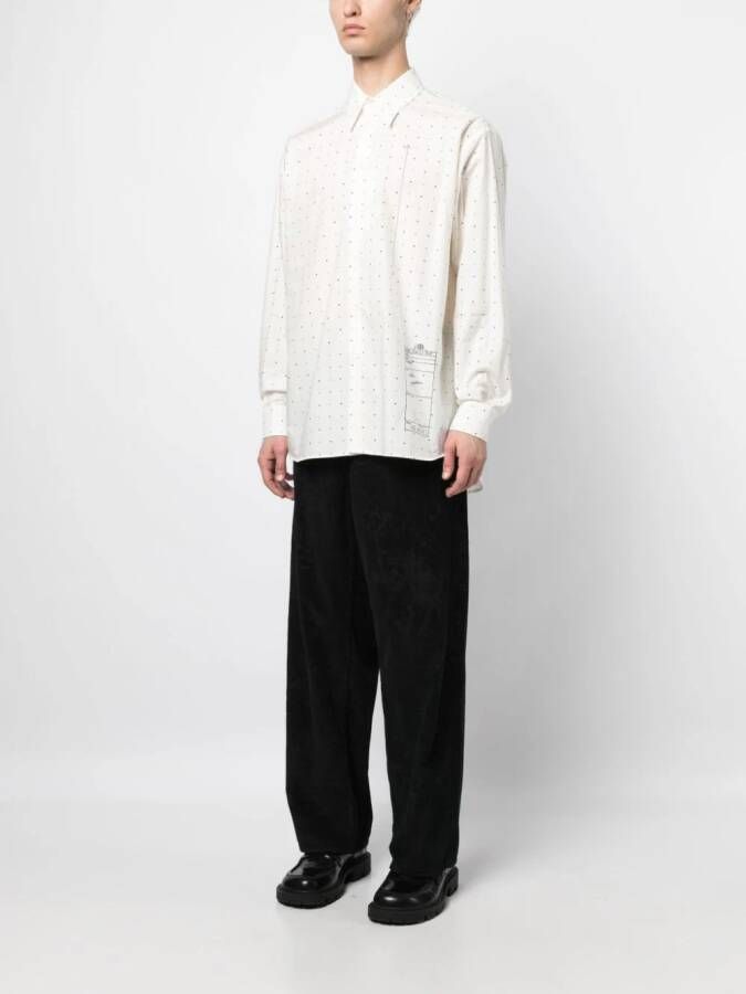 MM6 Maison Margiela T-shirt met print Wit