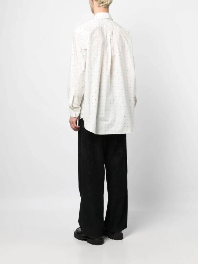 MM6 Maison Margiela T-shirt met print Wit