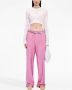 MM6 Maison Margiela Cropped trui met tie-dye print Roze - Thumbnail 2