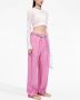 MM6 Maison Margiela Cropped trui met tie-dye print Roze - Thumbnail 3