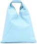 MM6 Maison Margiela Japanese leren shopper Blauw - Thumbnail 2
