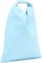 MM6 Maison Margiela Japanese leren shopper Blauw - Thumbnail 3