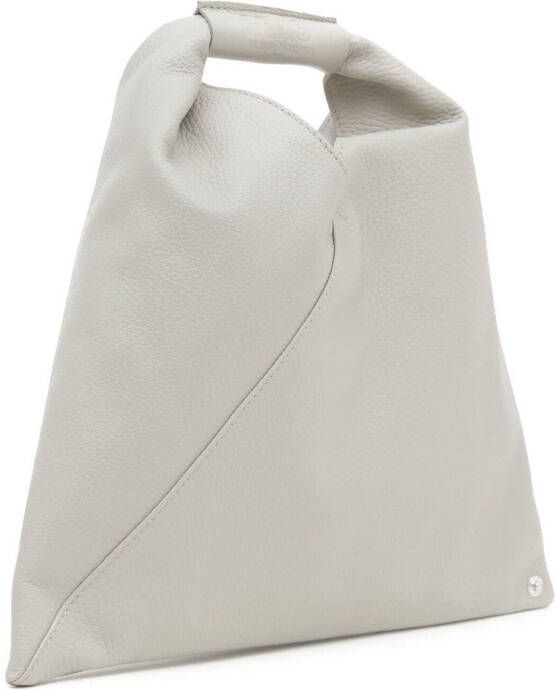 MM6 Maison Margiela Japanese leren shopper Grijs
