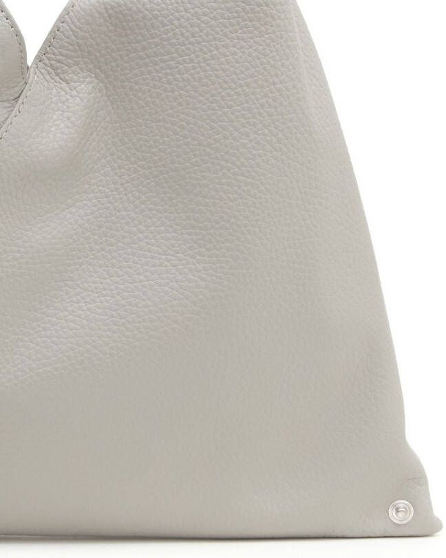 MM6 Maison Margiela Japanese leren shopper Grijs