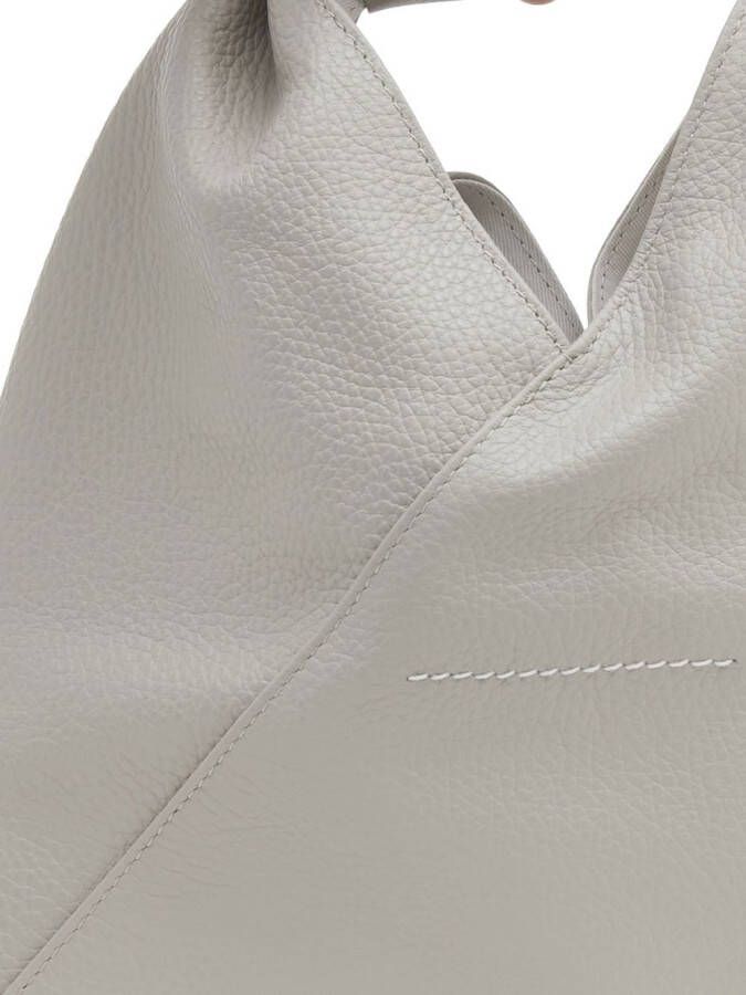 MM6 Maison Margiela Japanese leren shopper Grijs