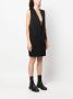 MM6 Maison Margiela Mouwloze jurk met V-hals Zwart - Thumbnail 3