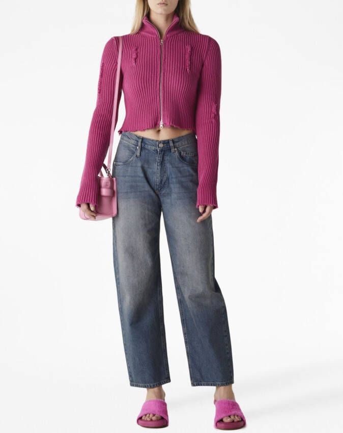 MM6 Maison Margiela Vest met rits Roze