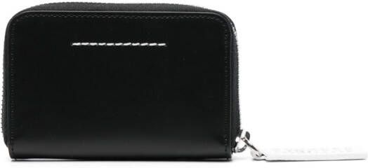 MM6 Maison Margiela Japanese 6 portemonnee met rits Zwart