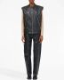 MM6 Maison Margiela Leren bodywarmer Zwart - Thumbnail 2