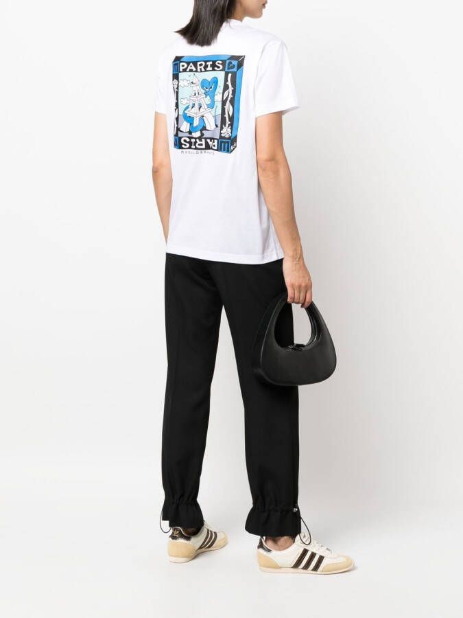 MODES GARMENTS Modes T-shirt met print Wit