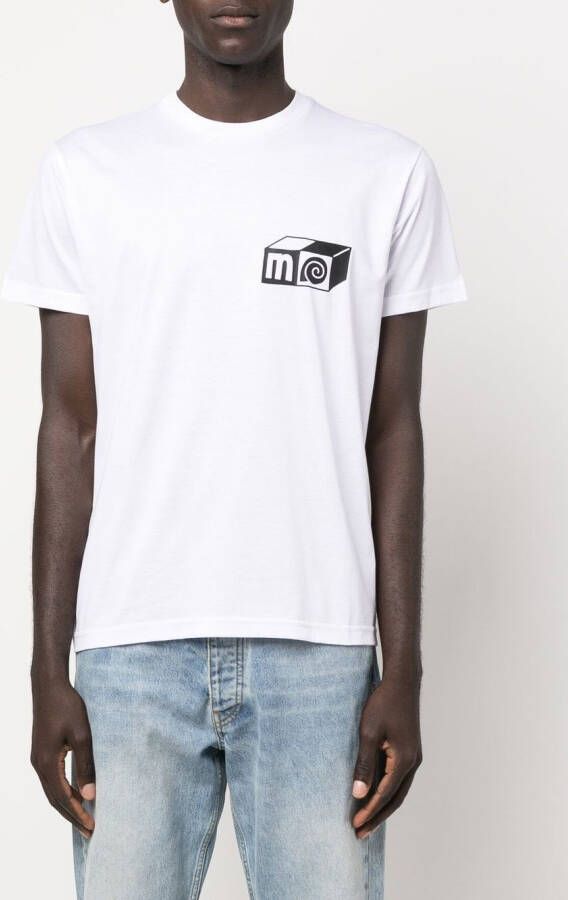 MODES GARMENTS Modes T-shirt met print Wit