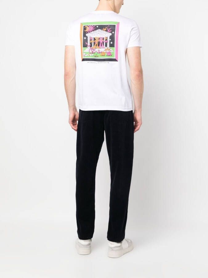 MODES GARMENTS T-shirt met grafische print Wit