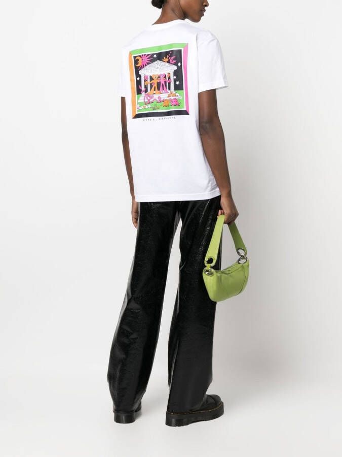 MODES GARMENTS T-shirt met grafische print Wit