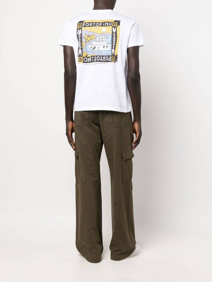 MODES GARMENTS T-shirt met grafische print Wit