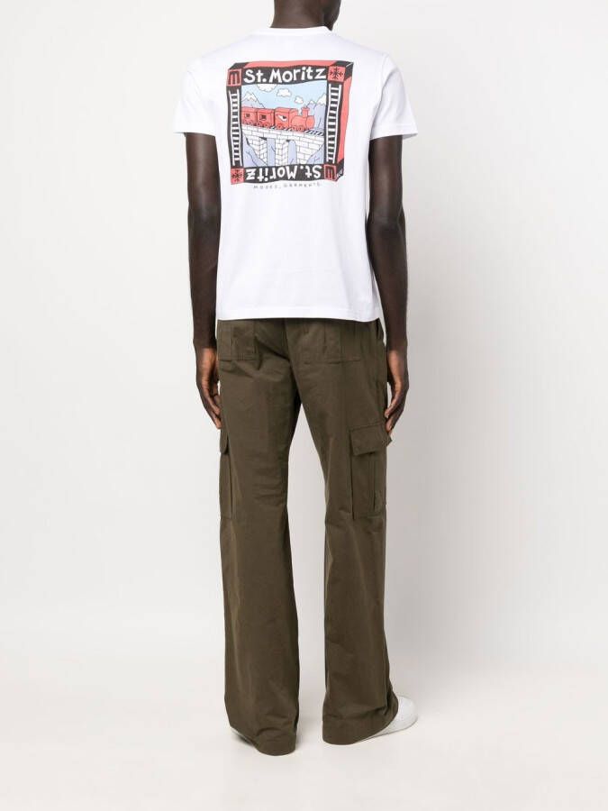 MODES GARMENTS T-shirt met grafische print Wit