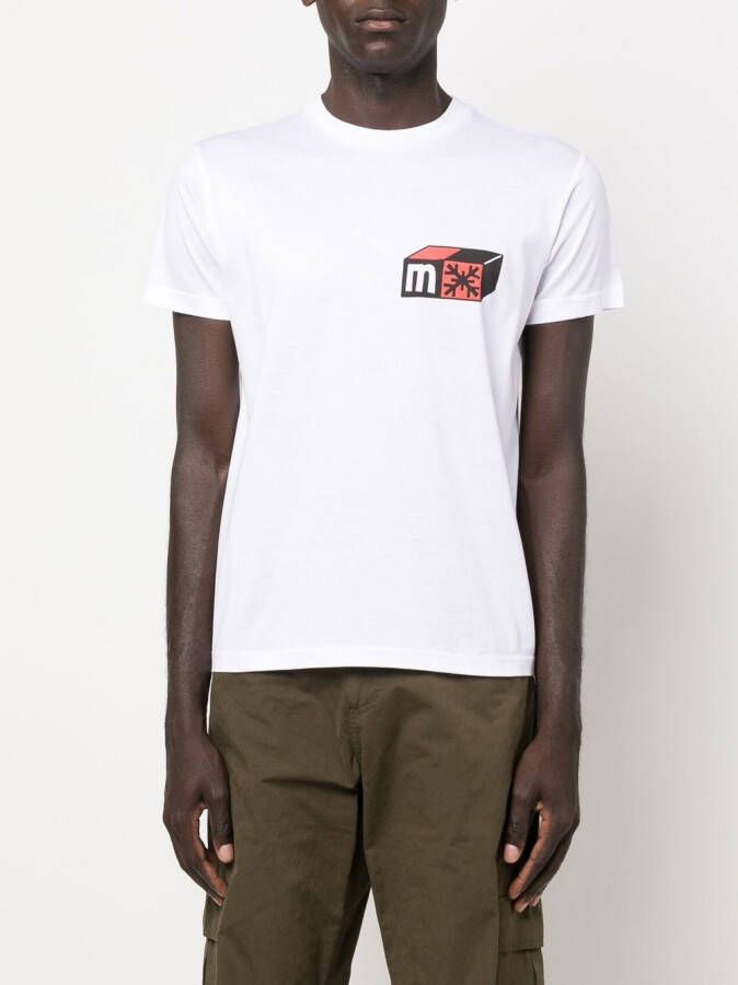 MODES GARMENTS T-shirt met grafische print Wit