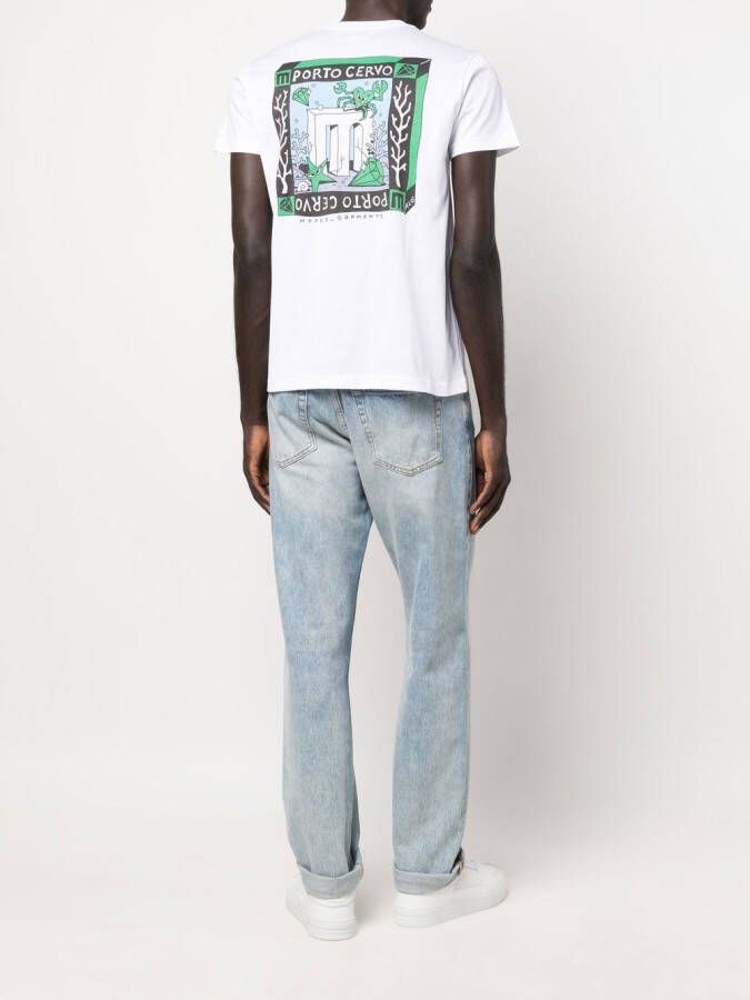 MODES GARMENTS T-shirt met grafische print Wit