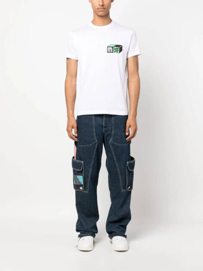MODES GARMENTS T-shirt met print Wit