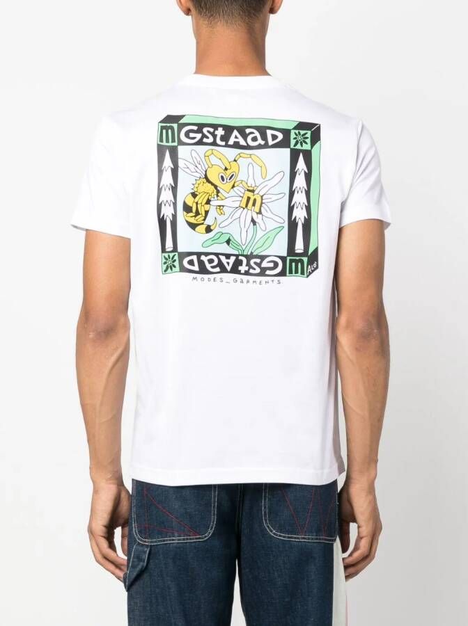 MODES GARMENTS T-shirt met print Wit