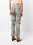Molly Goddard Cropped jeans Blauw - Thumbnail 4