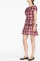 Molly Goddard Mini-jurk met tartan ruit Roze - Thumbnail 4