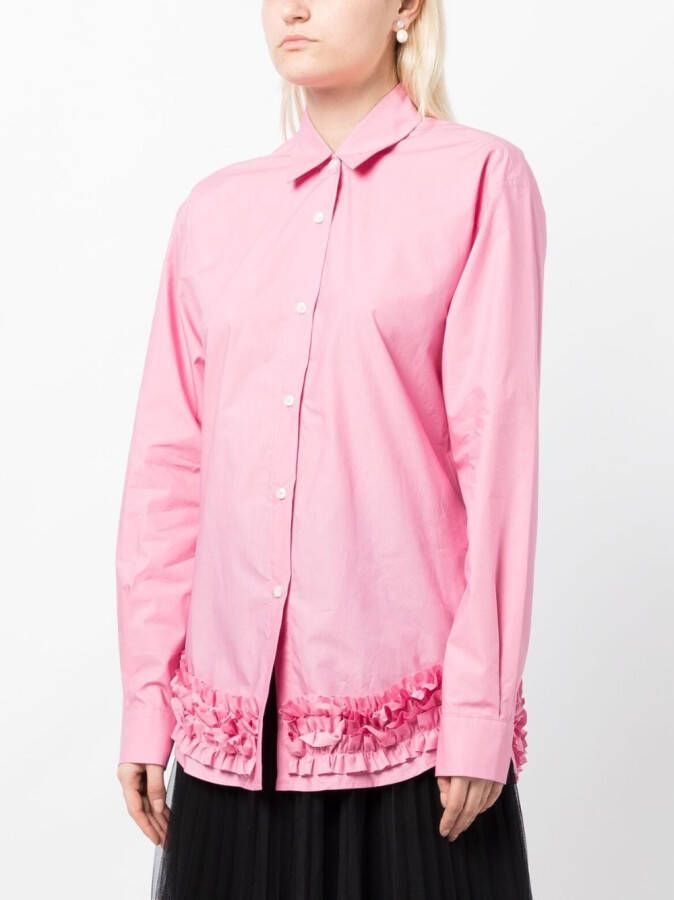 Molly Goddard Blouse met ruches Roze
